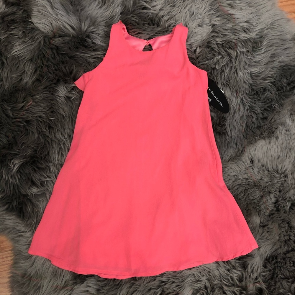 Ava & Yelly | Girl's Casual Sleeveless Dress | Coral | Size 6